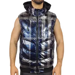 GENERICO - Chaleco Hombre Térmico Reversible Basenki 99036- Azul