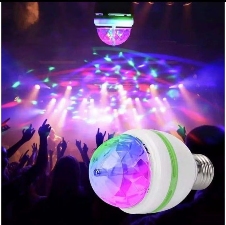 Foco De Colores Giratorio Luces Psicodélicas Para Fiestas