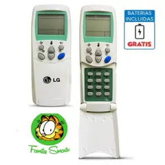 LG - Control remoto de aire acondicionado LG-blanco Pilas