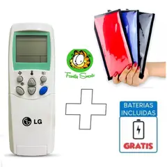 GENERICO - Control Remoto para Aire acondicionado LG-blanco + Funda