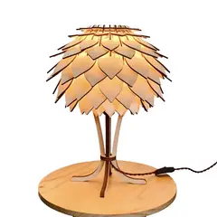 GENERICO - Lámpara de Mesa Edw-Art Estudio Modelo Blossom Luz Cálida