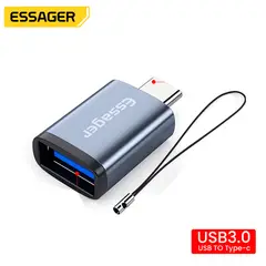 ESSAGER - Adaptador otg usb C a Usb a 3.0