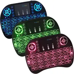 GENERICO - Mini teclado inalámbrico retroiluminado