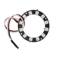 GENERICO - Anillo Led Ws2812 5050 Rgb Colores 12 Bits Raspberry Pi