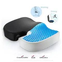 GENERICO - Cojin Ortopedico De Gel Para Asiento Espuma Viscoelastica