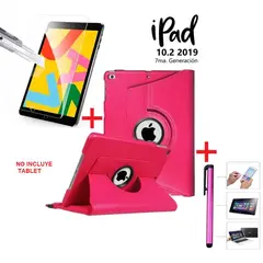 GENERICO - Funda Case + Mica Protector + Lapiz para iPad 10.2 7ma A2197 A2200