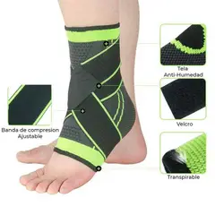 GENERICO - Tobillera Deportiva de Compresión para Deportes Ortopedica