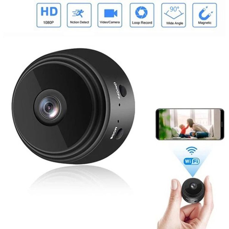 Mini Cámara Espía WiFi FHD 1080P Inalámbrica con sensor de Movimiento