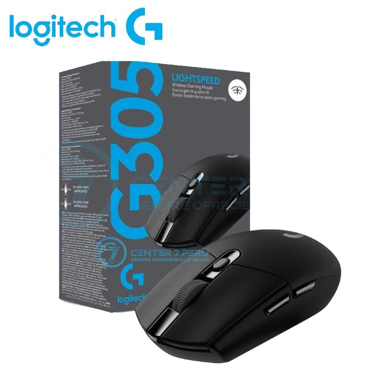 MOUSE G305 LIGTHSPEED WIRELESS BLACK