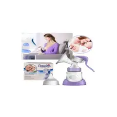 GENERICO - Extractor de Leche Materna Biberon Manual 2 en 1 Santolee