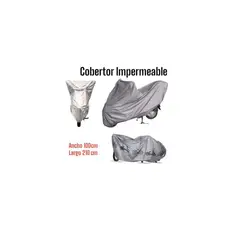 GENERICO - Forro Cobertor Funda De Moto Impermeable Protector Large