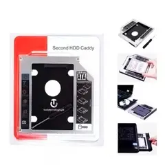 GENERICO - Adaptador Disco Duro Almacenamiento de Laptop Caddy Segundo SDD HDD
