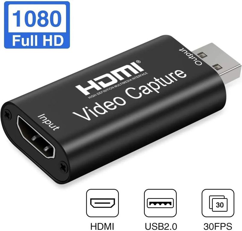 Capturador de Video HDMI a USB 1080P de Alta Definición