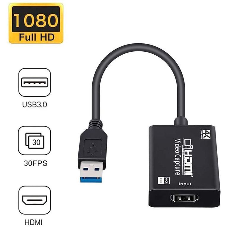 Capturador de Video 4K HDMI en Vivo Streaming
