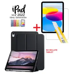 GENERICO - Smart Cover Vidrio Protector para iPad 10ma Gen 109 A2696 A2757