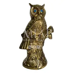MFAP BRONCERIA Y ANTIGUEDADES - Búho de bronce fundido 22 cm - Crepúsculo