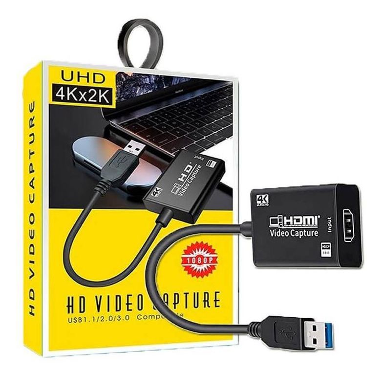 Capturadora De Video Usb 3.0 - Hdmi 4k 2k Y Fullhd -