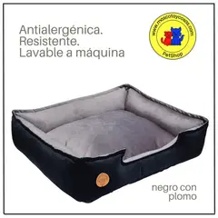 GENERICO - CAMA PARA PERROS 60X50CM TALLA M ANTIALÉRGICA Y LAVABLE