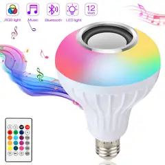 OEM - Bombillo Parlante BT Foco RGB con Bluetooth con Control