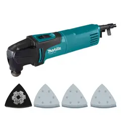 MAKITA - Multitool M9800BX1 200w Velocidad Variable MT Blue + Accesorios