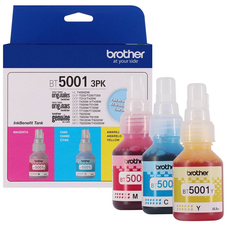 Pack 3 Tintas BT-5001 3PK-Tank Color