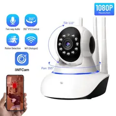 OEM - Camara Robotica Ip Smart Automatica 1080p Hd Triple Antena Videocamara