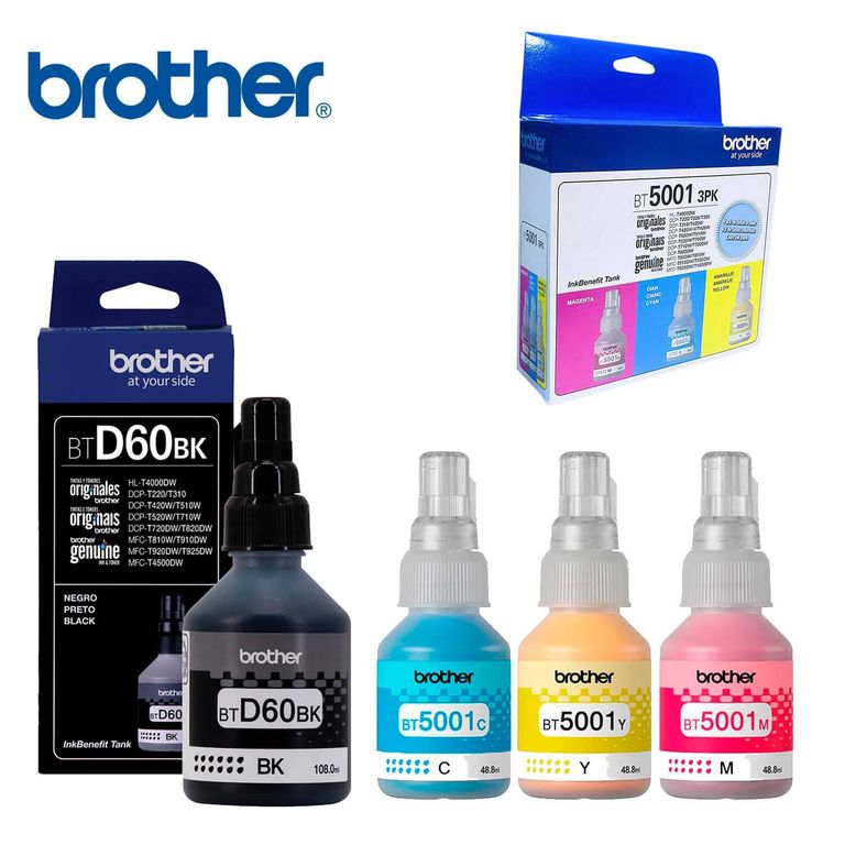 Pack de tintas 3PK-TANK BTD60BK