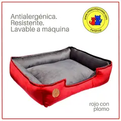 GENERICO - CAMA PARA PERROS 80X70CM TALLA XL ANTIALÉRGICA Y LAVABLE