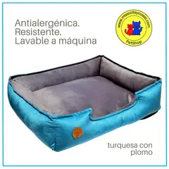 GENERICO - CAMA PARA PERROS 80X70CM TALLA XL ANTIALÉRGICA Y LAVABLE