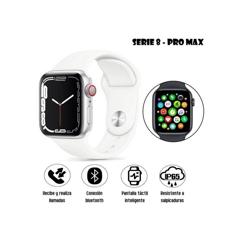 Smartwatch I8 Pro Max Serie 8 Blanco