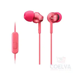 SONY - MDR-EX110AP High-Quality Sound With Microphone - Rosado