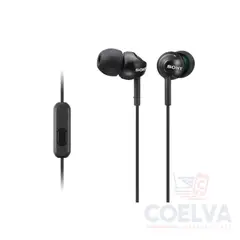 SONY - MDR-EX110AP High-Quality Sound With Microphone - Negro