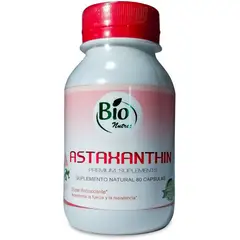 BIONUTREC - ASTAXANTINA POTENTE ANTIOXIDANTE frasco x 80 capsulas -