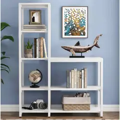 VENTITAS HOME - Librero Organizador Industrial Simón Blanco