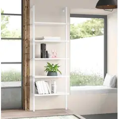 VENTITAS HOME - Librero Estante Industrial San Rosko Blanco