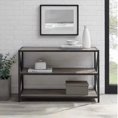 VENTITAS HOME - Estante Industrial Faxina Olivo y Negro