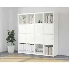 VENTITAS HOME - Librero Estante San Petersburgo Blanco