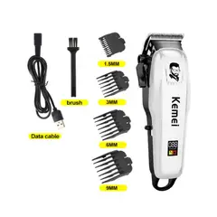 KEMEI - Maquina de Cortar Cabello de Barbero Profesional 809