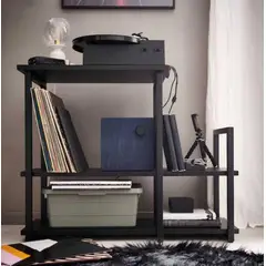 VENTITAS HOME - Estante Industrial Kolina Negro