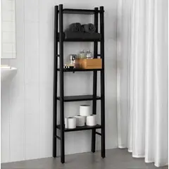 VENTITAS HOME - Librero de Madera Pelina Negro