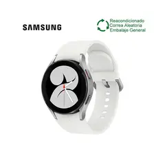 SAMSUNG - Galaxy Watch 4 40mm BT Plata Reacondicionado SemiNuevo