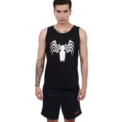 M MUSCLE MUSEUM - Bividi Deportivo Color Negro Venom para Hombre