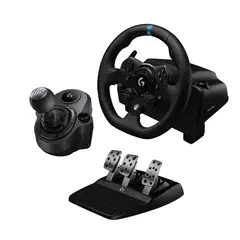 LOGITECH - Timón Con Pedal Gamer G923 Usb Pc Y Palanca