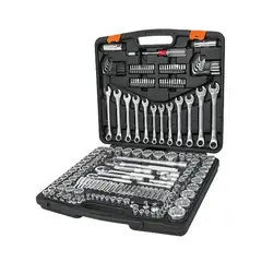 TRUPER - Juego 199 herramientas 1/4", 3/8" y 1/2" std y mm p/mecánico