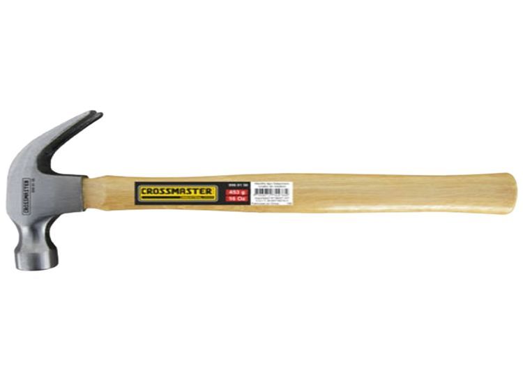 Martillo Para Carpintero 16 Onz Crossmaster 9969156 - Gris/Marrón