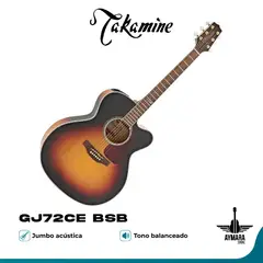 TAKAMINE - GJ72CE BSB GUITARRA ELECTROACUSTICA METAL