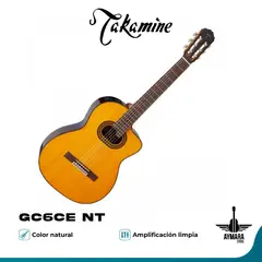 TAKAMINE - GC6CE NT GUITARRA ELECTROACUSTICA NYLON