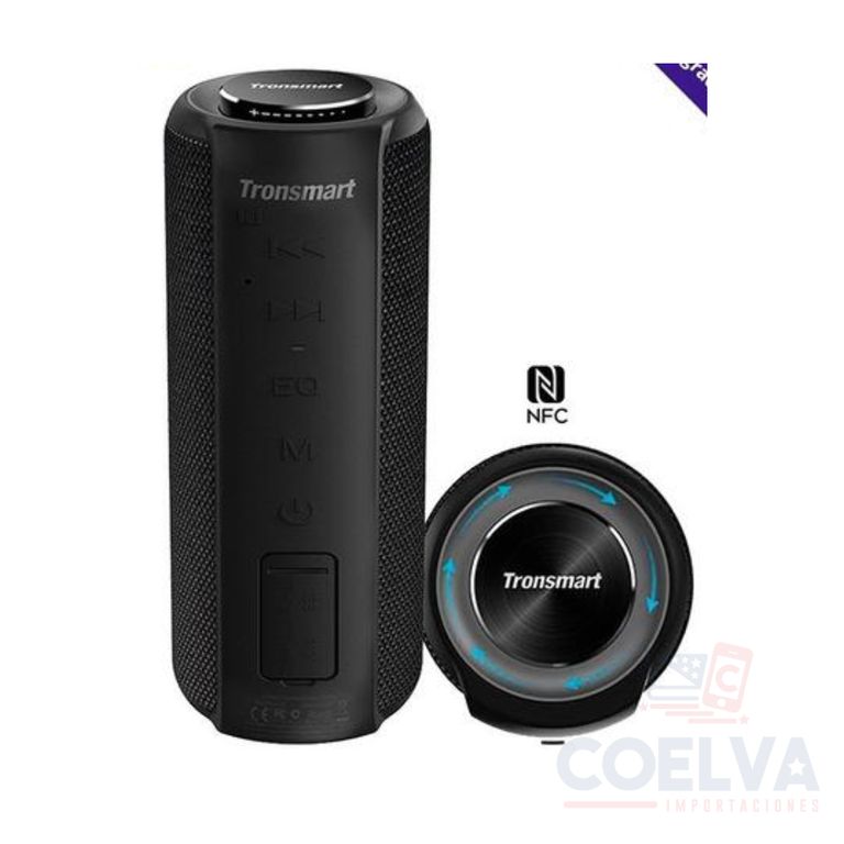 T6 Plus Altavoz Bluetooth Portátil Ipx6 - Negro
