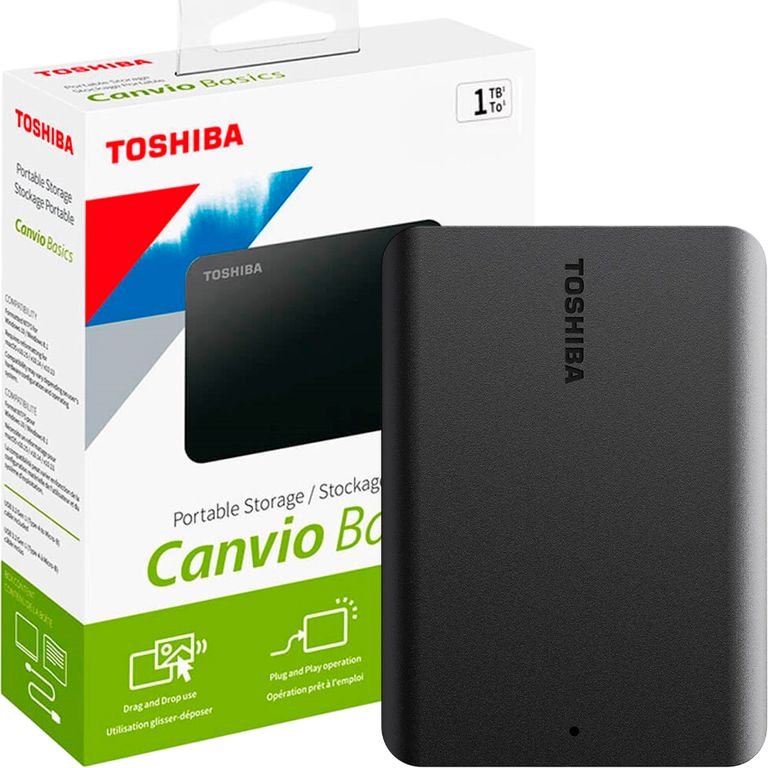 Disco duro externo Canvio Basics 1 TB USB 3.0