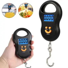 OEM - Balanza Electrónica Digital Viajero de Gancho 50 Kg 10g